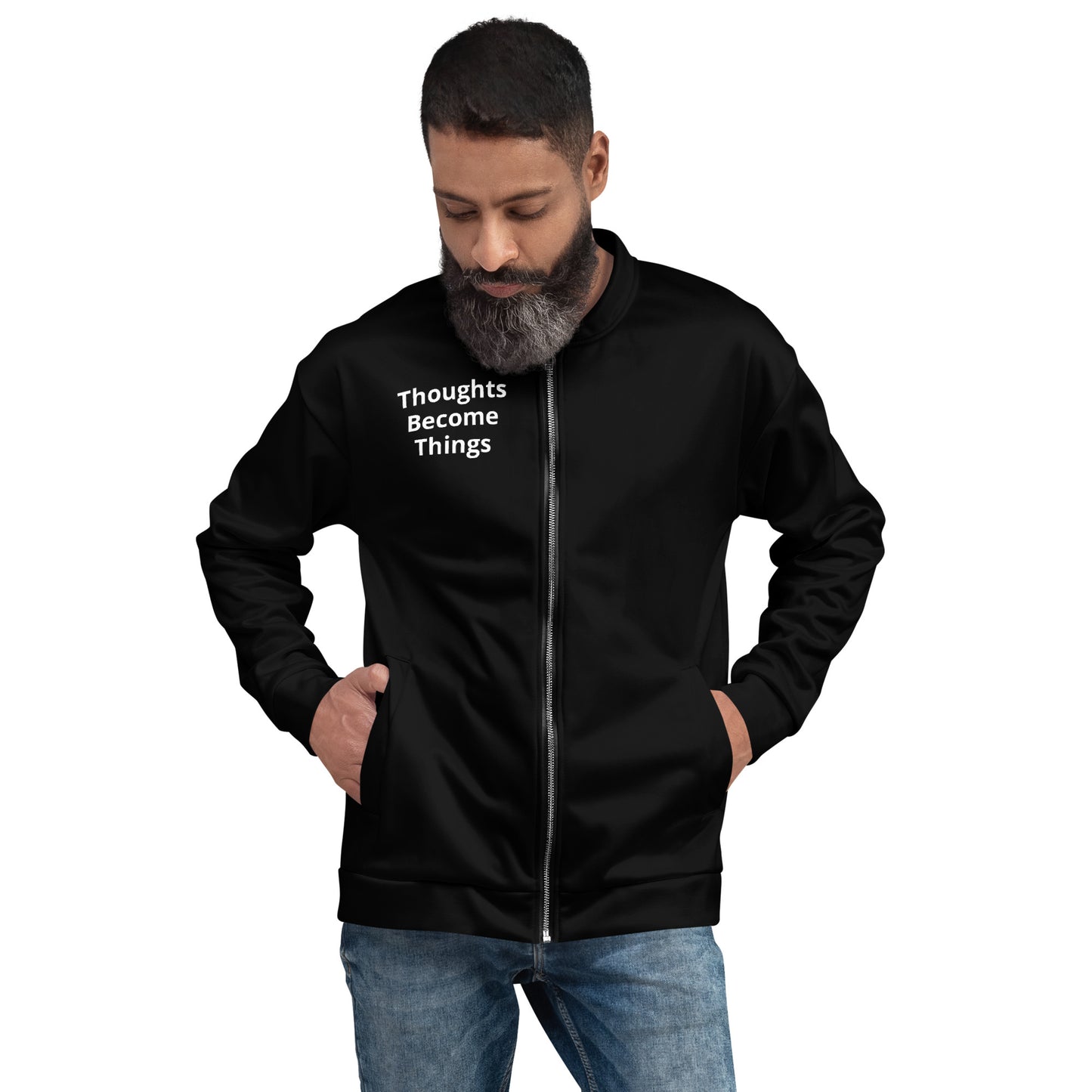 Unisex Bomber Jacket BLK