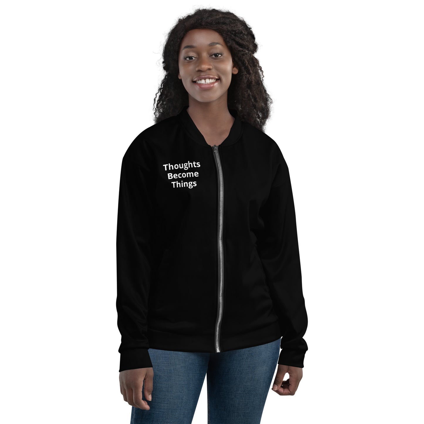 Unisex Bomber Jacket BLK