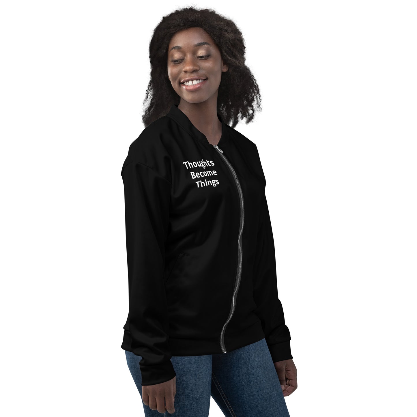 Unisex Bomber Jacket BLK