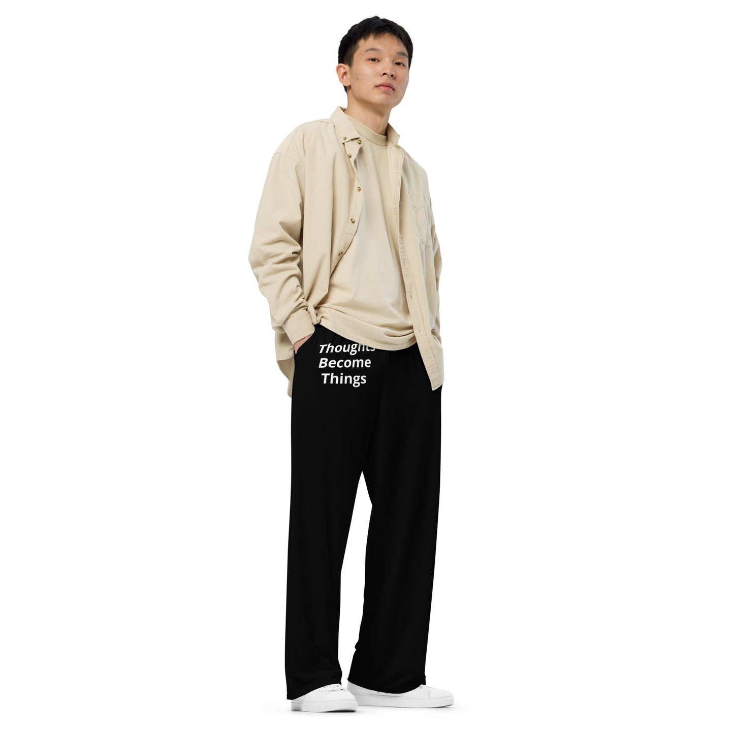 All-over print unisex wide-leg pants